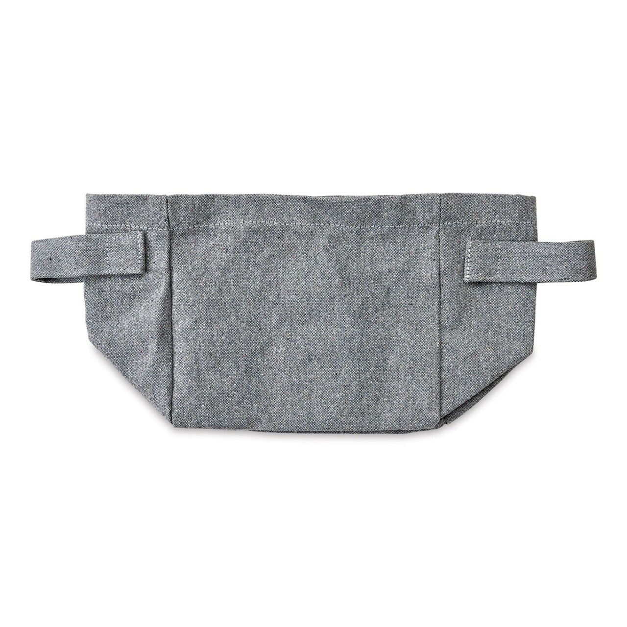 Harvest Import Recycled Canvas Storage Basket - Gray, 7"H x 7"W x 5"D